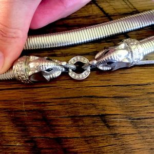 Vintage Silver Elephant Belt